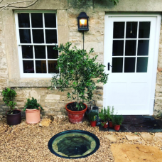 Custom Circular Glass Well Cover – Landscaping Project in Bath